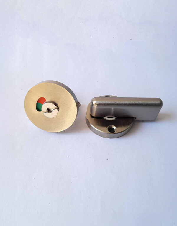 Cerradura de aplicar redondo con indicador BRONZEN Art. BRZ 1021